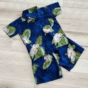 Boys Hawaiian Beach-themed Set